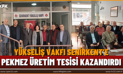 Yükseliş Vakfı Senirkent’e Pekmez Üretim Tesisi Kazandırdı