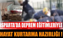 Isparta’da Deprem Eğitimleriyle Hayat Kurtarma Hazırlığı!