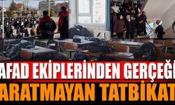 AFAD Ekiplerinden Gerçeği Aratmayan Tatbikat