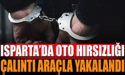 Isparta’da Oto Hırsızlığı! Çalıntı Araçla Yakalandı