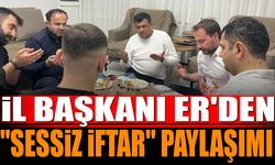 AK Parti Isparta İl Başkanı Er’den “Sessiz İftar” Paylaşımı