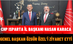 CHP Isparta İl Başkanı Hasan Karaca, Özgür Özel’i Ziyaret Etti