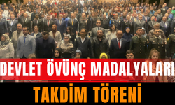 Devlet Övünç Madalyaları Takdim Töreni