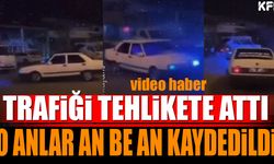 Isparta'da Trafiği Tehlikeye Attı O Anlar An Be An Kaydedildi