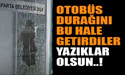 Otobüs Durağını Bu Hale Getirdiler