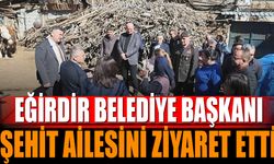 Başkan Mustafa Özer, Şehit Ailesini Ziyaret Etti