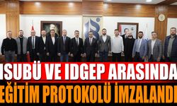 ISUBÜ ile IDGEP Arasında İşletmede Mesleki Eğitim Protokolü İmzalandı