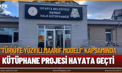 Isparta’da “Türkiye Yüzyılı Maarif Modeli” Kapsamında Kütüphane Projesi Hayata Geçti