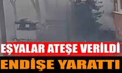 Isparta Yedişehitler’de Eşyalar Ateşe Verildi: Endişe Yarattı