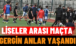 Liseler Arası Maçta Gergin Anlar Yaşandı