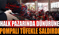 Halk Pazarında Dünürüne Tüfekle Saldırdı