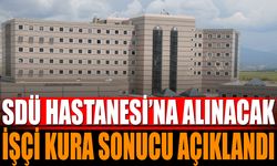 SDÜ Mevsimlik İşçi Alımı Kura Sonuçları Açıklandı