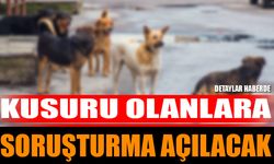 Kusuru Olanlara Soruşturma Açılacak