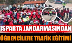 Isparta Jandarmasından Öğrencilere Trafik Eğitimi