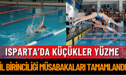 Isparta’da Küçükler Yüzme İl Birinciliği Müsabakaları Tamamlandı