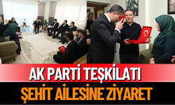 Ak Parti Teşkilatı Şehit Ailesine Ziyaret