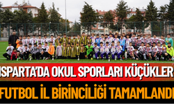 Isparta’da Okul Sporları Küçükler Futbol İl Birinciliği Tamamlandı