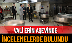 Vali Erin Aşevinde İncelemelerde Bulundu