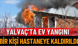 Yalvaç’ta Ev Yangını: Bir kişi Hastaneye Kaldırıldı