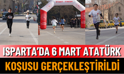 Isparta’da 6 Mart Atatürk Koşusu Gerçekleştirildi