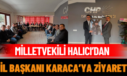 Milletvekili Halıcı’dan İl Başkanı Karaca’ya Ziyaret