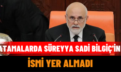 Atamalarda Süreyya Sadi Bilgiç'in İsmi Yer Almadı