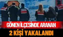 Gönen İlçesinde Aranan 2 Kişi Yakalandı