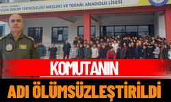 Komutanın Adı Ölümsüzleştirildi