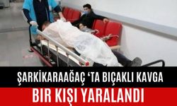 Şarkikaraağaç’ta bıçaklı kavga: 1 kişi yaralandı