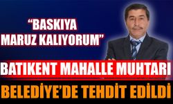 Batıkent Mahalle Muhtarı Belediye’de Tehdit Edildi