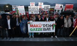 MAKÜ Öğrencilerinden Gazze'ye Destek Yürüyüşü