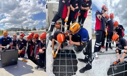 Isparta’da Öğrencilere Arama Kurtarma Ekipmanları Tanıtıldı
