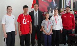 Başarılı Haltercilerden İl Müdürü Kaya’ya Ziyaret