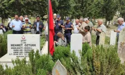 Şehit Jandarma Er Mehmet Öztürk 32 Yıl Sonra Memleketinde Dualarla Anıldı