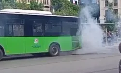 Denizli’de Halk Otobüsünde Duman Alarmı
