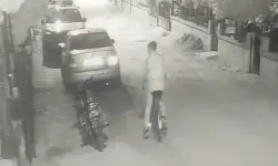 Beğenmediği Bisikleti Bırakıp Motosikleti Çaldı