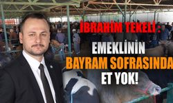 Başkan Tekeli: Emeklinin Bayram Sofrasında Et Yok!