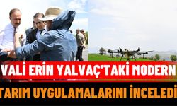 Vali Erin, Yalvaç'taki Modern Tarım Uygulamalarını İnceledi