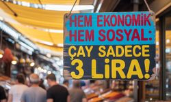 Hem Ekonomik Hem Sosyal: Çay Sadece 3 Lira!