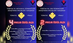 Antalya’dan TÜBİTAK Finallerine Damga: 6 Proje Ödül Kazandı