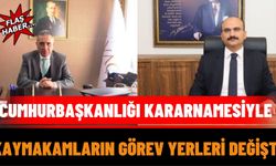 Cumhurbaşkanlığı Kararnamesiyle Kaymakamların Görev Yerleri Değişti