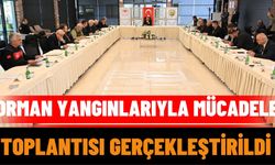 Orman Yangınlarıyla Mücadele Toplantısı Gerçekleştirildi