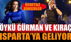Öykü Gürman ve Kıraç Isparta'da Sahne Alacak