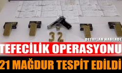 Isparta’da Tefecilik Operasyonu: 21 Mağdur Tespit Edildi