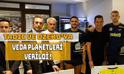 Fenerbahçe'den Dzeko ve Tadic'e Veda Plaketi
