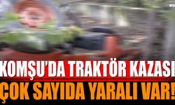 Komşu'da Traktör Kazası Çok Sayıda Yaralı Var