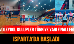 Voleybol Kulüpler Türkiye Yarı Finalleri Isparta’da Başladı