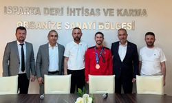 Milli Sporcu Sedat Tümkaya’dan Teşekkür Ziyareti
