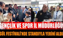 Gençlik ve Spor İl Müdürlüğü, Gül Festivali’nde Standıyla Yerini Aldı