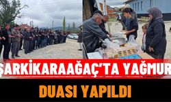 Şarkikaraağaç’ta Yağmur Duası Yapıldı